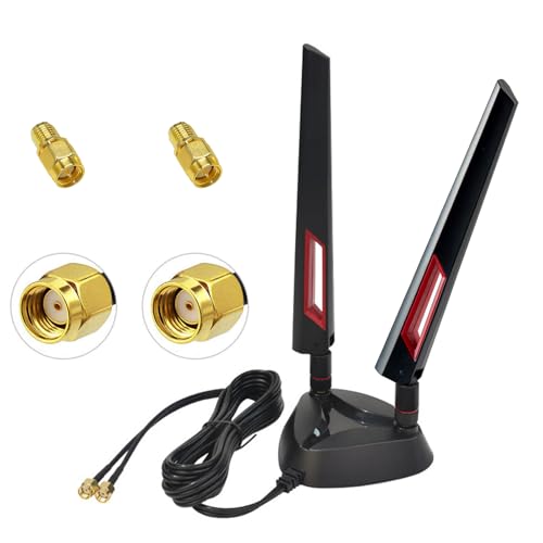 Amazon.co.jp: AQTAQ WiFi 6E アンテナ トライバンド WiFi 6GHz 5GHz